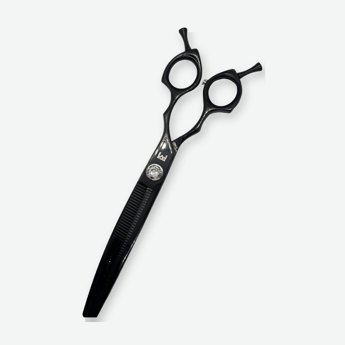 Tijera chunker Aria de 7,5" en acabado negro – FM Dog Grooming